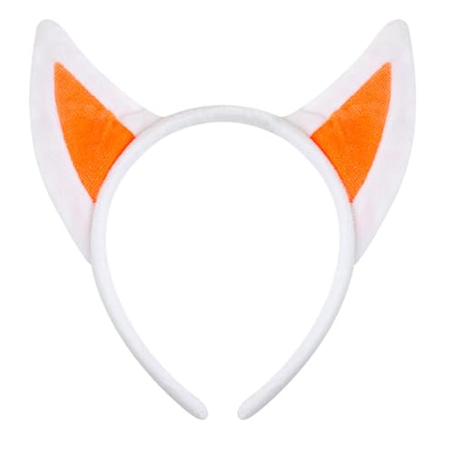 Fhsqwernm Katzen Ohm Stirnband Set Plüsch Schwanz FALSCH NASE ROCK TIERE COSPLY SET FOXES KOSTÜMZBEHör Für Halloween Set Für Halloween von Fhsqwernm