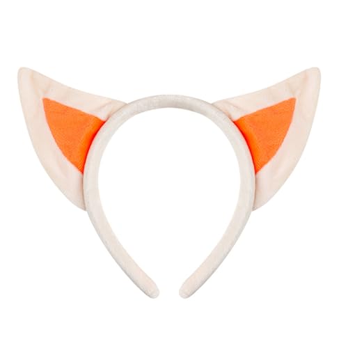 Fhsqwernm Katzen Ohm Stirnband Set Plüsch Schwanz FALSCH NASE ROCK TIERE COSPLY SET FOXES KOSTÜMZBEHör Für Halloween Set Für Halloween von Fhsqwernm