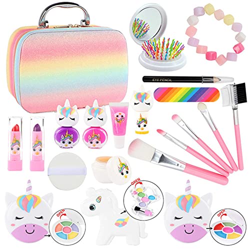 Fhsqwernm Kind Spielzeug Simulation Kosmetik Set Pretend Make Up Spielzeug Simulation Make Up Pädagogisches Spielzeug von Fhsqwernm