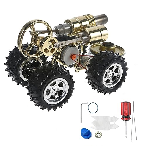 Fhsqwernm Motor Modell Auto Modell Spielzeug Elektrische Motor Auto Fahrzeug Gebäude Schreibtisch Motor Erwachsene von Fhsqwernm