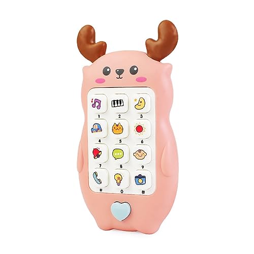 Fhsqwernm Puzzle Spielzeug Baby Telefon Spielzeug Kaubares Sound Spielzeug Frühes Bildungsspielzeug Greifspielzeug Hand Auge Koordinationsspielzeug von Fhsqwernm