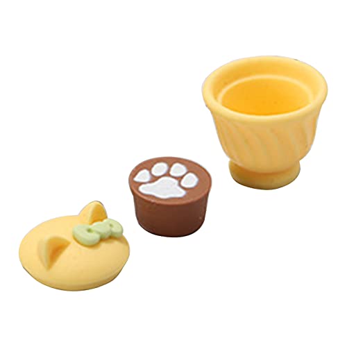 Fhsqwernm Simulation Kaffeetasse Tasse Deckel Modell Zubehör Küche Lebensmittel Spielzeug Vorgeben Requisiten Realistisch von Fhsqwernm