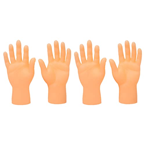 Kleine Handpuppe Streichhände Praktischer Witz Requisiten Taschenfüller Zeigen Rolle Finger 4/10P von Fhsqwernm