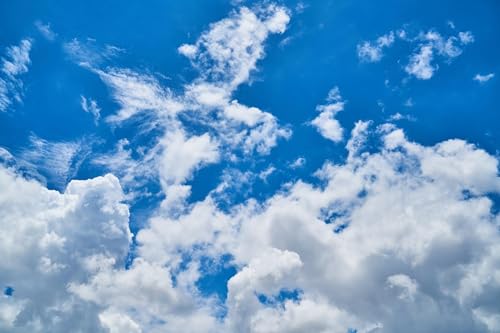 Ciel bleu et nuages ​​blancs – Puzzle en bois de 12000 pièces – Blocs solides épais et difficiles, jeu de fête pour Les amis de la famille von FiXizy