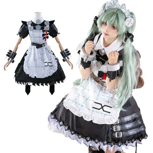 Fiamll Anime Corin Wickes Cosplay Spiel Charakter Uniform Corin Wickes Komplettes Set Dienstmädchen Outfit Halloween Party Karneval Dress Up Anzug für Frauen Mädchen L von Fiamll