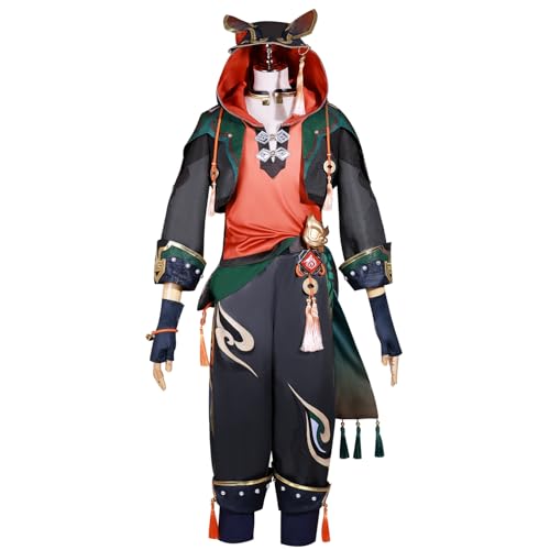 Fiamll Gaming Cosplay Kenshin Gaming Kostüm Cosplay Gaming Outfit Kostüm Full Set Karneva M von Fiamll