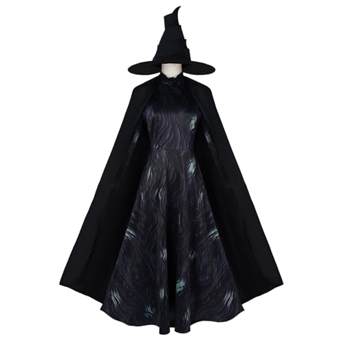 Fiamll Wicked Cosplay Elphaba Cosplay Kostüm für Frauen Halloween Stil Elphaba Outfit Karnevals Party L Fiamll Wicked Cosplay Elphaba Cosplay Kostüm für Frauen Halloween Stil Elphaba Outfit Karnevals Party L von Fiamll