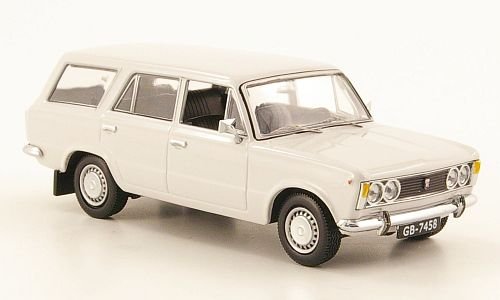 Fiat Polski 125P Kombi, hellgrau, 1973, Modellauto, Fertigmodell, IST Models 1:43 von Fiat