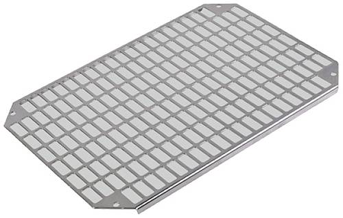 Fibox Mounting plate perforated (350x250x2mm-26x11mm) Galvanized steel,300x400x150/210 Montageplatte von Fibox