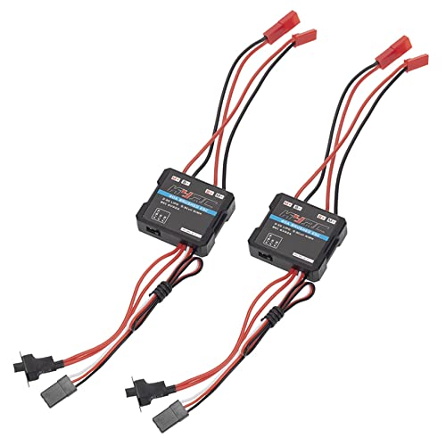 Ficher 2X 40A Gebürstet ESC Elektronischer Geschwindigkeitsregler für C24 C34 MN D90 MN99S MN86S RC Auto Aktualisierung Teile von Ficher