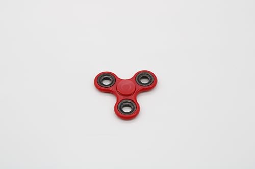 Fiducia Fidget Spinner für Kinder/Erwachsene Hand Spinner Tri-Spinner Spielzeug Stress Relief Fidget (Dunkel Rot) von Fiducia