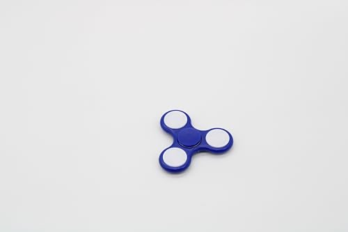 Fiducia Fidget Spinner für Kinder/Erwachsene Hand Spinner Tri-Spinner Spielzeug Stress Relief Fidget (Dunkelblau) von Fiducia