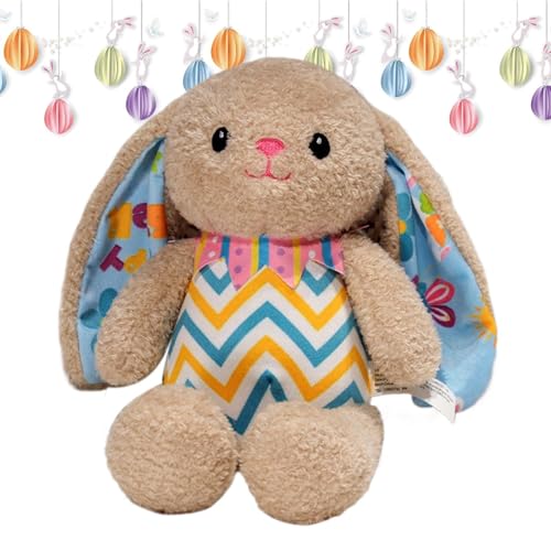 Fierudeng Kaninchen Plüsch - Hasenplüschspielzeug - Stofftiere Huggable Bunny Plüschspielzeug Das Design Ist Süß Und Farbenfroh, was Die Aufmerksamkeit Der Kinder Auf Sich Ziehen Kann von Fierudeng