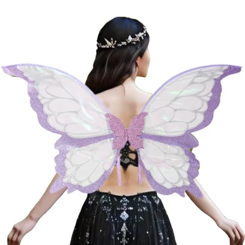 Kreative Feenflügel Für Erwachsene Und Kinder - Butterfly Fairy Wings - Girls Feen Wings Für Verschiedene Themenpartys, Maskerade -Bälle, Fotografie -Requisiten Und Andere Anlässe von Fierudeng