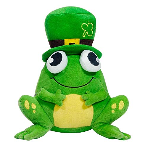 St. Patricks Day Leprechaun Lucky Irish Frosch Plüschtier Spielzeug – 30,5 cm von Fiesta