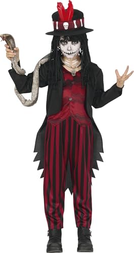 Fiestas GUiRCA Voodoo Doktor Schwarz Rotes Halloween Kinder Kostüm Alter7-9 Jahre inkl. Zylinder, Mantel mit Shirt und Hose - Für Karneval/Fasching, Halloween, Themen Partys Fiestas GUiRCA Voodoo Doktor Schwarz Rotes Halloween Kinder Kostüm Alter7-9 Jahre inkl. Zylinder, Mantel mit Shirt und Hose - Für Karneval/Fasching, Halloween, Themen Partys von FIESTAS GUIRCA