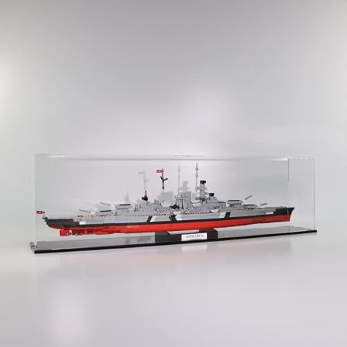 FiguSafe Vitrine für COBI 4819# Bismarck T/B/H 150x900x250 mm 005 von FiguWorld