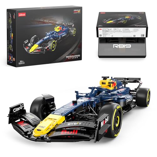 FigureArt 92410 Technik F1 Bausatz für Red Bull RB19, 2464 Teile 1:8 Groß Technik Auto Klemmbausteine(Originalverpackung) von FigureArt