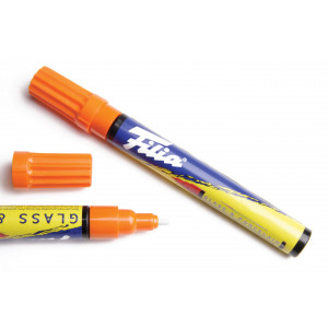 Filia Glas/Porzellan Stift Orange 1-2mm - 1 Stück von Filia