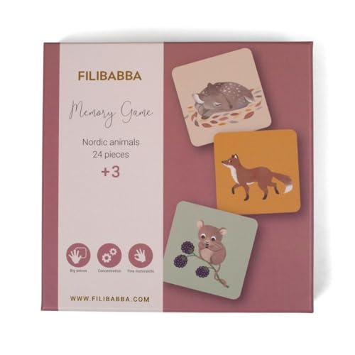 Filibabba Memory-Spiel Waldtiere von Filibabba