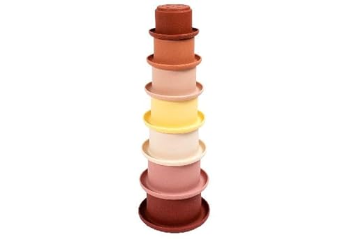 Filibabba - Silikon Stacking Cups - Rose (FI-02489) von Filibabba