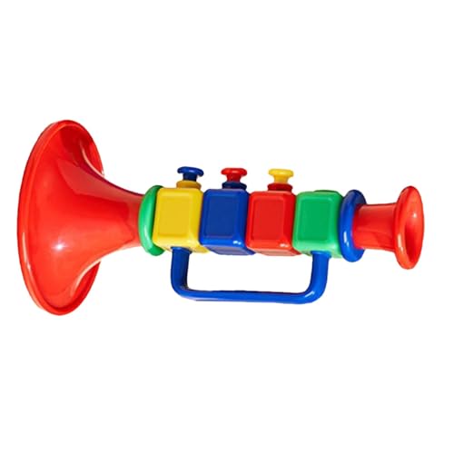 Children Toy Trumpet, Little Educational Musical Trumpet, Kids Musical Instruments, Luckits Portable Trumpet, Toddler Instrument Toy, Easy to Use, Portable for Children and Kids von Filvczt