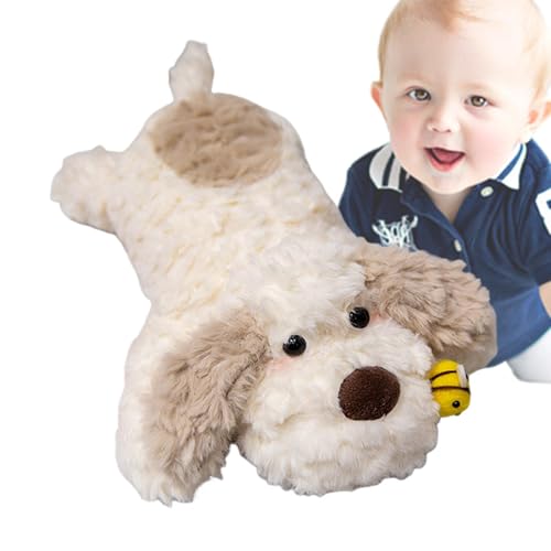 Cute Stuffed Dog, Cute Plush Bee Puppy Doll, Small Hugging Pillow, Kids Huggable Toy, Cute Stuffed Animal Poodle Plush Toy, Easy to Use, Portable for Friends Family von Filvczt