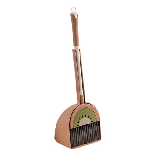 Dustpan Small Broom, Fruit Design Kitchen Tool, Little Housekeeping Helper Set, House Cleaning Tools, Housekeeping Pretend Play Set, Easy to Use, Portable for Children and Kids von Filvczt