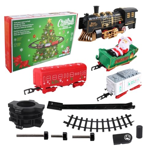 Elektrischer Weihnachtstzug Mit Musik Und Lichtern, 7,8x44x28cm, Electric Train Toy Toy, Kinderspielzeugset, Spaß, Sichere Musik Und Soundeffekte, Für Jungens, Mädchen, Teenager, Kinder, K-leinkind Elektrischer Weihnachtstzug Mit Musik Und Lichtern, 7,8x44x28cm, Electric Train Toy Toy, Kinderspielzeugset, Spaß, Sichere Musik Und Soundeffekte, Für Jungens, Mädchen, Teenager, Kinder, K-leinkind von Filvczt