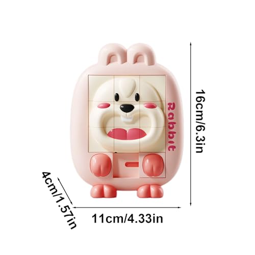 Filvczt 3D-Schiebepuzzle, Schiebepuzzlespiel,Cartoon-Tier-STEM-Lern-3D-Schiebepuzzle - Verbesserte Denkfähigkeit, Reisespielzeug-Handheld-Spiele, fördert die Hand-Auge-Koordination Filvczt 3D-Schiebepuzzle, Schiebepuzzlespiel,Cartoon-Tier-STEM-Lern-3D-Schiebepuzzle - Verbesserte Denkfähigkeit, Reisespielzeug-Handheld-Spiele, fördert die Hand-Auge-Koordination von Filvczt
