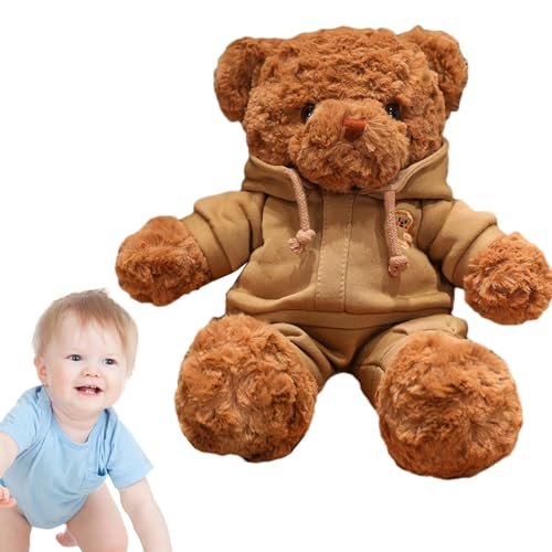 Filvczt Bear Plushies Toys, Cuddly Animal Toy, Plush Stuffed Animal Bear, 15 Inch Cute Stuffed Toys, Animal Stuffed Toys, Easy to Use, Decorative for Christmas Birthday, Sleeping Plush Doll von Filvczt