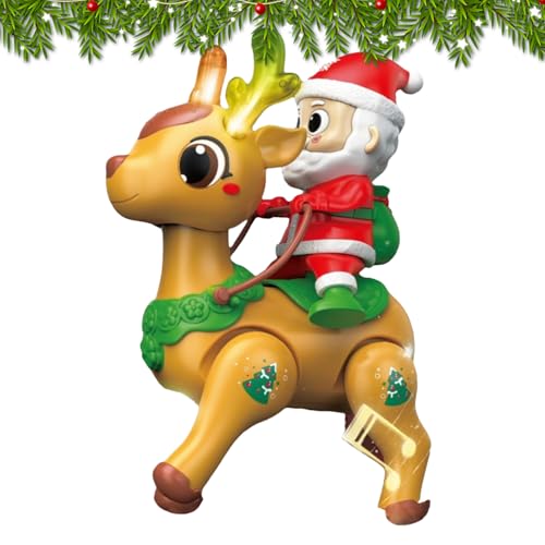 Filvczt Bewegendes Spielzeug Für Babys,Baby Krabbelndes Singendes Spielzeug | Balance Training Beruhigende Santa Figur Mit Licht Für Kleinkinder Mädchen Vorschulkinder Filvczt Bewegendes Spielzeug Für Babys,Baby Krabbelndes Singendes Spielzeug | Balance Training Beruhigende Santa Figur Mit Licht Für Kleinkinder Mädchen Vorschulkinder von Filvczt