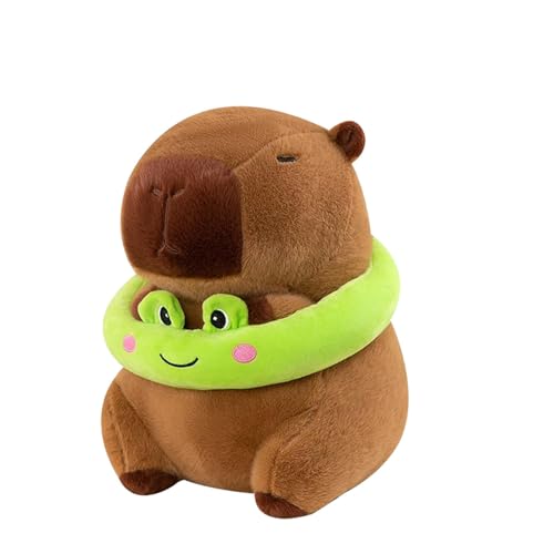 Filvczt Capybara -Schwimmringe, Weiche Plüschpuppe, Gefüllter Capybara Plüsch, Mit Entzückendem Design, Weich Und Huggierbar, 33 cm, Für Wohnzimmer, Schlafzimmer, Wohnheim, Wohnkultur von Filvczt