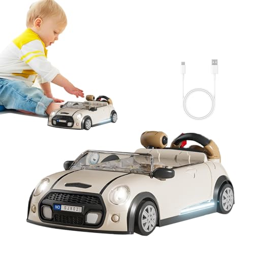 Filvczt Car Racing Adventure Toy, Toddler Driving Toy, Driving Racing Car Toys, Racing Car Babies Toy, Steering Wheel Toy, Easy to Use, Portable and Suitable for Children, Kids and Toddler von Filvczt