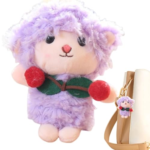 Filvczt Cute Plushies Bag Pendant, 5.12 Inches Purse Keyring Doll, Soft Cartoon Stuffed Car Keyring, Small Dog Plush, Stuffed Puppy Dog Animal Toy, Easy to Use, Decorative for Handbag von Filvczt