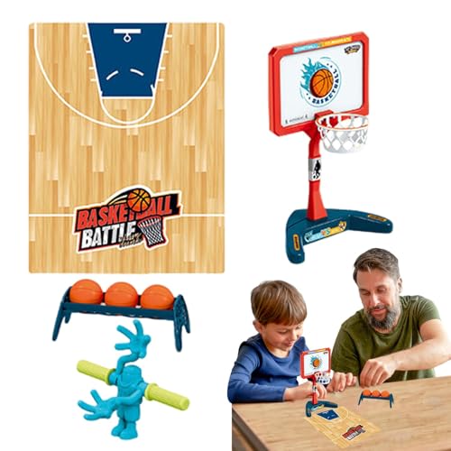 Filvczt Desktop Basketball Game, Indoor Basketball Game Toys, Novelty Tabletop Basketball Game, Fun Basketball Toys, Bath Toy Fun Basketball Hoop, Easy to Use, Portable, Suitable for Kids von Filvczt
