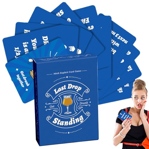 Filvczt Drinking Card Game, Fun Drinking Game, Bachelorette Party Game, Conversation Cards Game, Adult Card Game, Easy to Use, Portable for College Or Bachelorette and Party Pregames von Filvczt