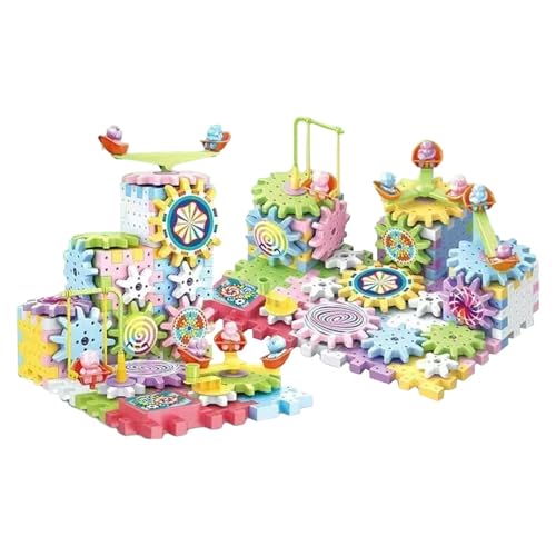 Filvczt Electric Gear Building Block Toys, Bauspielzeugset, Gebäudegetriebe, langlebiges, einzigartiges Design, 83/97/166/180/249/263PCS für Kinder im Alter von 3+ von Filvczt