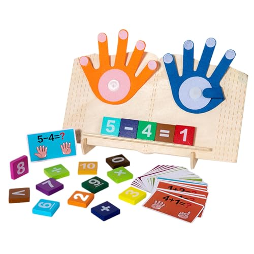 Filvczt Interaktives Lehrspielzeug, Fingerzählspielzeug, Pädagogisches Mathematikspielzeug, Mit Farbenfrohem, Benutzerfreundlichem Und Griffigem Design, 29,4 X 16,5 cm, Ideal Für Kleinkinder von Filvczt