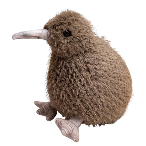 Filvczt Kiwi-Vogel-Plüschtier, Vogel-Stoffpuppe, Kiwi-Vogel-Puppe, langlebig, weich und gemütlich, 35 x 22 x 20 cm, für Kinder, Vogelbeobachter, Mädchen von Filvczt