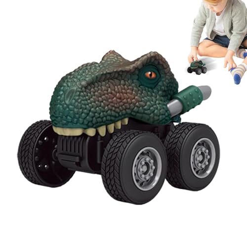 Filvczt Pull Back Vehicles Toys, Dino Toys Adventure Set, Race Car Educational Truck Toy, Toddler Dinosaur Toys, Dinosaurs Transport Car Carrier Truck, Easy to Use, Enjoyable for Toddler and Kids von Filvczt