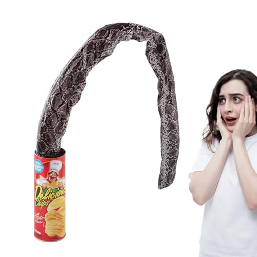 Filvczt Schlangenstreich, Schlangen in der - Realistische Kartoffelchip-Snacks-Überraschungsn-Streich | Halloween-Witzspielzeuge, ängstliche und urkomische Knebelnstreiche für Aprilscherzpartys Filvczt Schlangenstreich, Schlangen in der - Realistische Kartoffelchip-Snacks-Überraschungsn-Streich | Halloween-Witzspielzeuge, ängstliche und urkomische Knebelnstreiche für Aprilscherzpartys von Filvczt