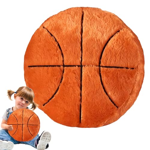 Filvczt Sport-Wurfkissen,Basketball-Plüschkissen - Basketball gefülltes Kissen - Weiches, gefülltes Kissen, Sportspielzeugkissen für Büro- und Schlafzimmerkomfort Filvczt Sport-Wurfkissen,Basketball-Plüschkissen - Basketball gefülltes Kissen - Weiches, gefülltes Kissen, Sportspielzeugkissen für Büro- und Schlafzimmerkomfort von Filvczt