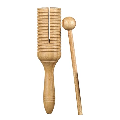 Krähen-Sounder aus , Percussion-Instrument, Krähen-Sounder Guiro-Instrument, mit vielseitigem Musikinstrument, pädagogisch und lustig, 19,5 x 4,5 cm, für Erwachsene und Kinder von Filvczt