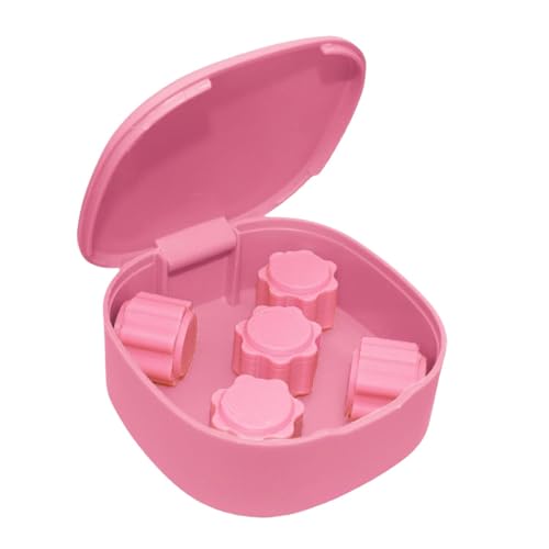 Stein-Spielsteine, koreanisches Steinspiel, Reise-Vergnügungsspiel, mit trendigem koreanischem Spiel, kompakt und tragbar, 5 x 5 cm, Rosa/Blau/Gelb, für Familie und Freunde von Filvczt