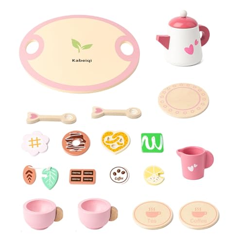 Tea Party Set, Princess Tea Time Toys, Toddler Tea Time Toys, Pretend Play Tea Party Set, Toddler Tea Set Toys, Easy to Use, Enjoyable, Portable for Kids and Children von Filvczt