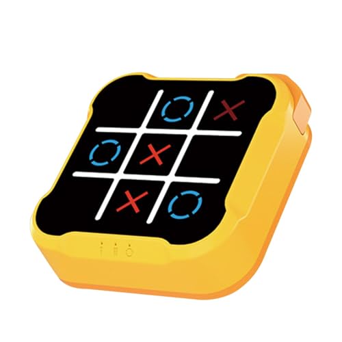 Tic-Tac-Toe Board Game, Electronic Desktop Educational Children's Toys, Chess Board Game, Wooden Magnetic Chess Set, Classic Interactive Chess Board Game Set, Easy to Use, Portable for Home von Filvczt