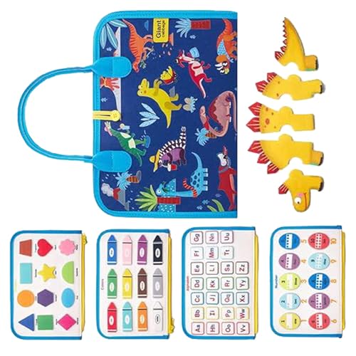 Toddler Activity Book, Felt Sensory Book Preschool Activities, Educational Puzzle Travel Toy, Sensory Activity Learining, Easy to Use, Portable, Suitable for Kids von Filvczt