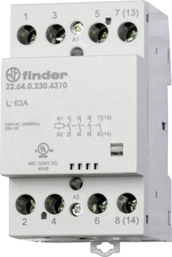 Finder 22.64.0.230.4310 Schütz 4 Schließer 230 V/DC, 230 V/AC 63A 1St. von Finder