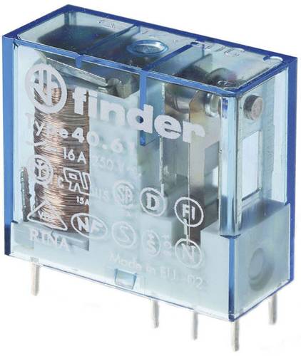 Finder 40.61.9.024.0300 Printrelais 24 V/DC 16A 1 Schließer 50 St. Tray von Finder